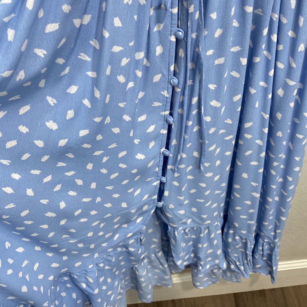 Loft light blue dress midi - Picture 4 of 9